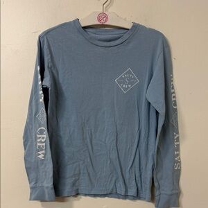 Salty Crew Blue Long Sleeve Tee with White Logo